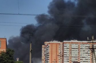 Пожар на складах в районе ТЦ «Красная Площадь» Краснодар 4